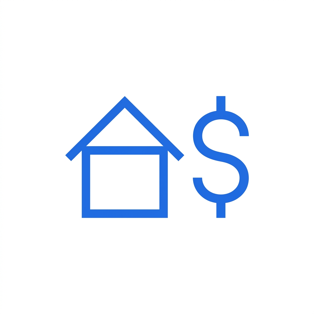 Icon representing the roofing cost calculator tool